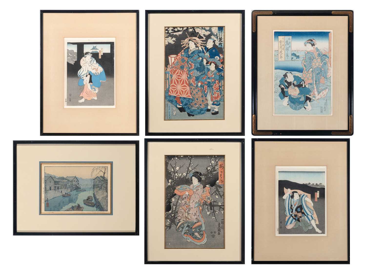 Lot 119 - A Group of Japanese Woodblock Prints