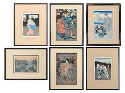 Lot 119 - A Group of Japanese Woodblock Prints