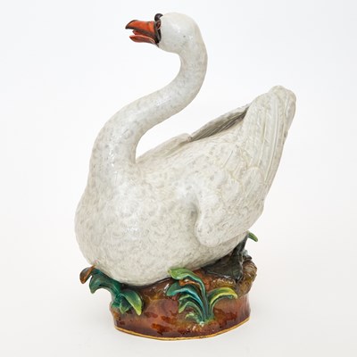 Lot 141 - Meissen Porcelain Figure of a Swan