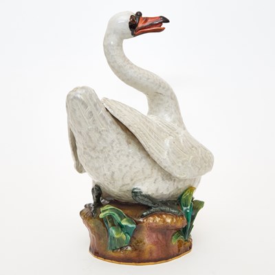 Lot 141 - Meissen Porcelain Figure of a Swan