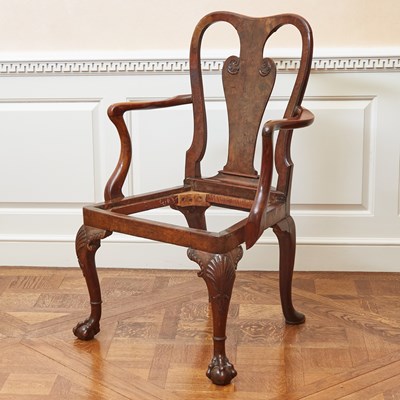 Lot 103 - George II Walnut Armchair