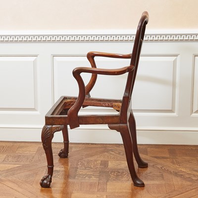 Lot 103 - George II Walnut Armchair