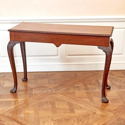 Lot 105 - Irish George II Style Mahogany Side Table