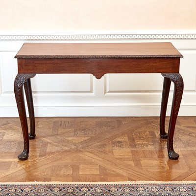 Lot 105 - Irish George II Style Mahogany Side Table