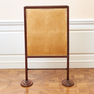 Lot 119 - George III Mahogany Fire Screen