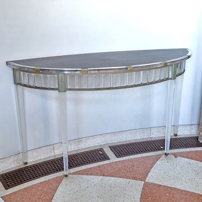 Lot 146 - Suite of Acrylic and Chrome Furniture