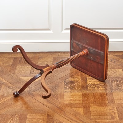 Lot 136 - Regency Mahogany and Rosewood Tripod Stand