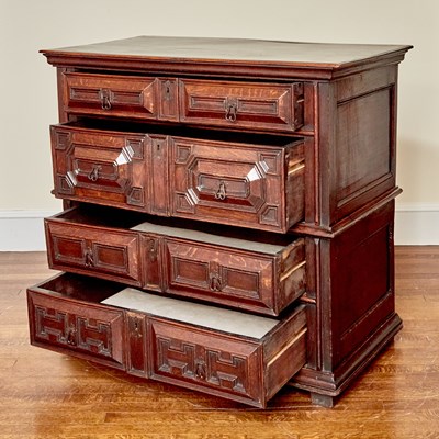 Lot 96 - Charles II Oak Chest of Drawers