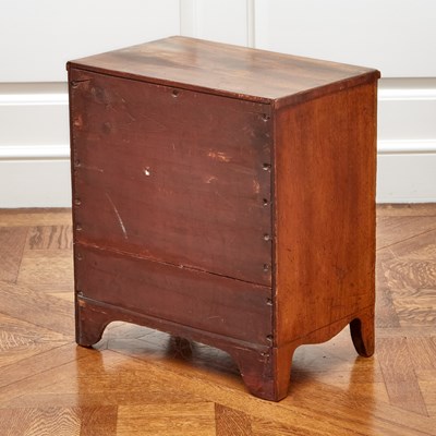 Lot 135 - George III Mahogany Diminutive Chest of Drawers