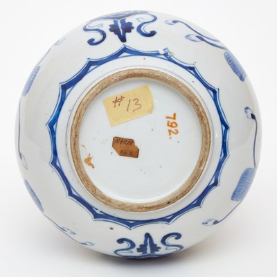 Lot 183 - A Chinese Blue and White Porcelain Bottle Vase