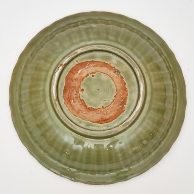 Lot 175 - A Chinese Longquan Celadon Charger