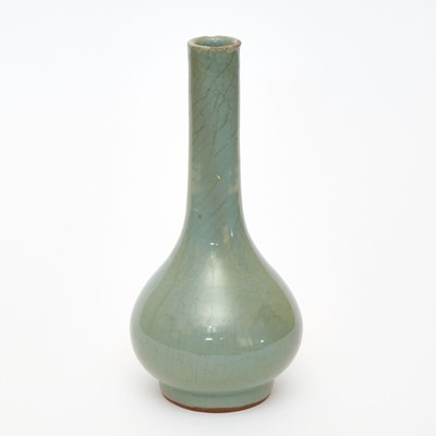 Lot 176 - A Chinese Longquan Celadon Bottle Vase