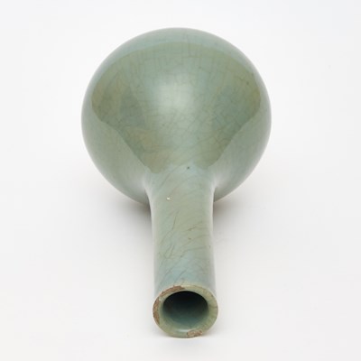 Lot 176 - A Chinese Longquan Celadon Bottle Vase