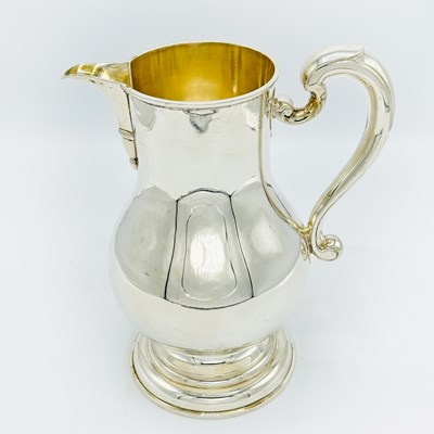 Lot 1153 - Elizabeth II Sterling Silver Water Pitcher