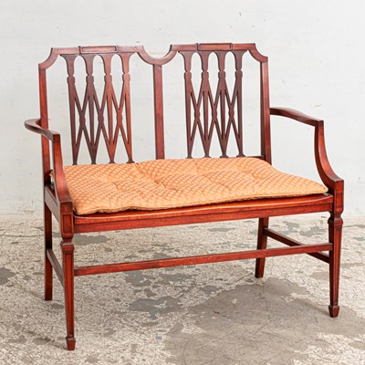 Lot 191 - Federal Style Mahogany Double Back Settee