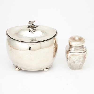 Lot 545 - George III Sterling Silver Tea Caddy