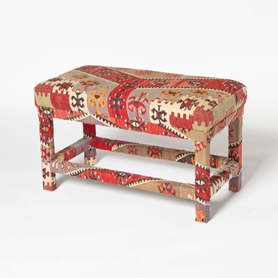 Lot 297 - Kilim Upholstered Bench