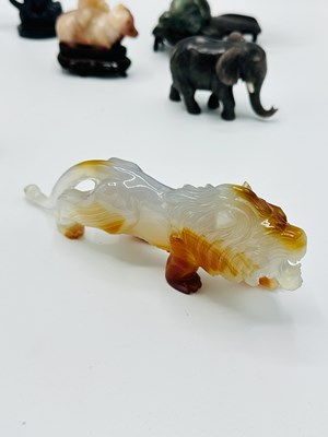 Lot 132 - Group of Chinese Carved Hardstone Animal Figures