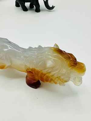 Lot 132 - Group of Chinese Carved Hardstone Animal Figures