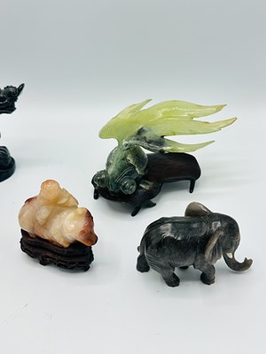 Lot 132 - Group of Chinese Carved Hardstone Animal Figures