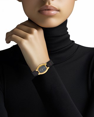 Lot 15 - Ebel Gold 'Lichine' Wristwatch