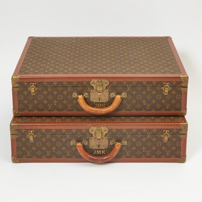 Lot 437 - Two Louis Vuitton Monogram Canvas Suitcases