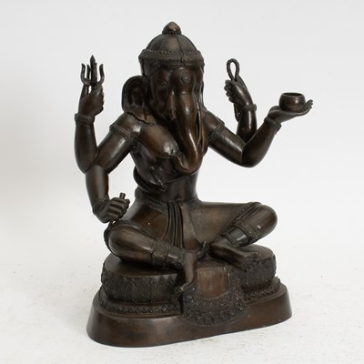 Lot 140 - Bronze Ganesh