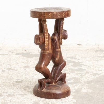 Lot 49 - African Carved Wood Stool