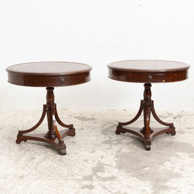 Lot 44 - Pair of Mahogany Circular Side Table