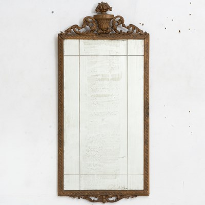 Lot 107 - Gilt Painted Metal Mirror