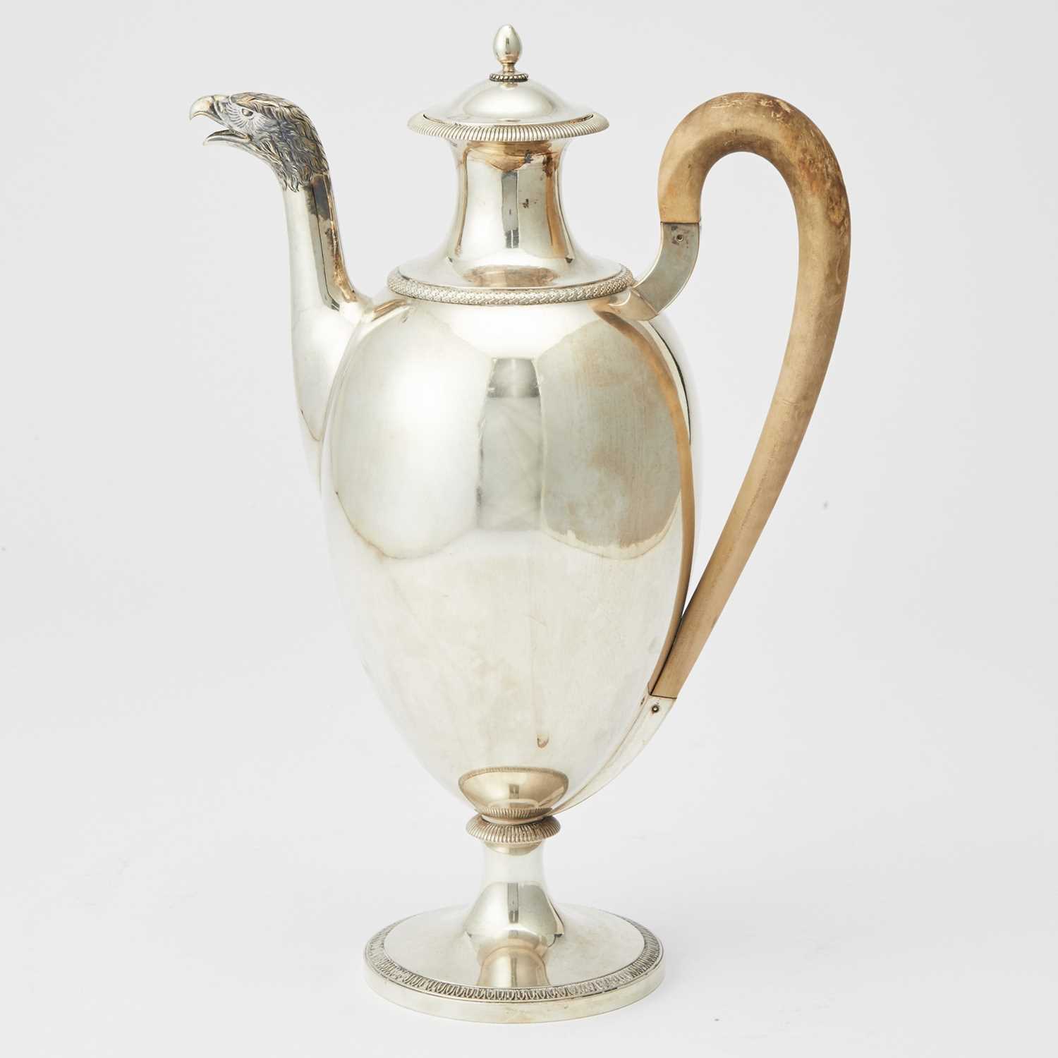 Lot 369 - Italian Empire Silver Coffee Pot