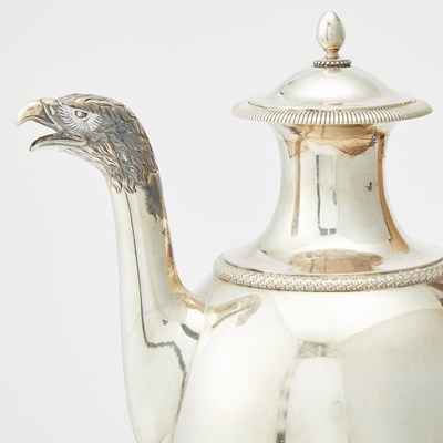 Lot 369 - Italian Empire Silver Coffee Pot