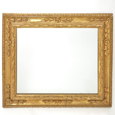 Lot 117 - Louis XVI Style Gilt Framed Mirror