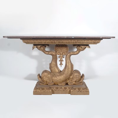 Lot 87 - Regency Style Giltwood Console