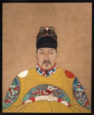 Lot 97 - Three Chinese Ancestral Portraits