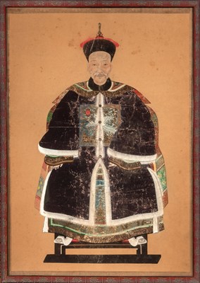 Lot 97 - Three Chinese Ancestral Portraits