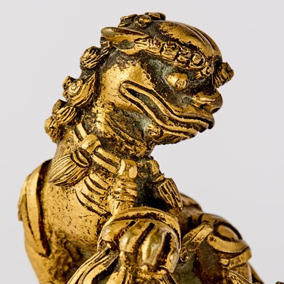 Lot 133 - Group of Three Asian Miniature Figures of Animals