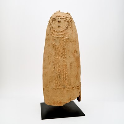 Lot 96 - Bura Pottery Funerary Figural Urn