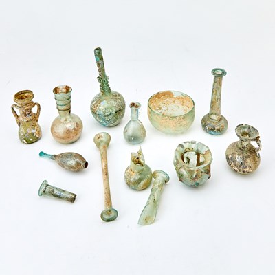 Lot 355 - Group of Roman Glass Articles