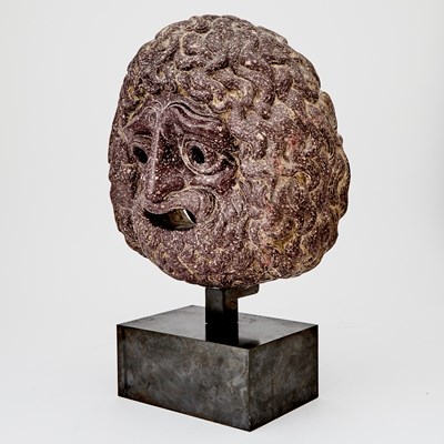 Lot 573 - Italian Grand Tour Egyptian Porphyry Mask