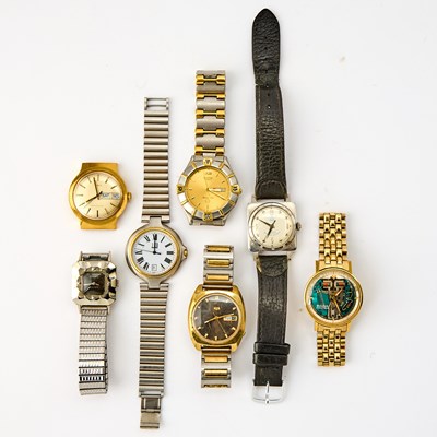 Lot 1310 - Group of Stainless Steel and Gold-Filled Gentleman's Wristwatches