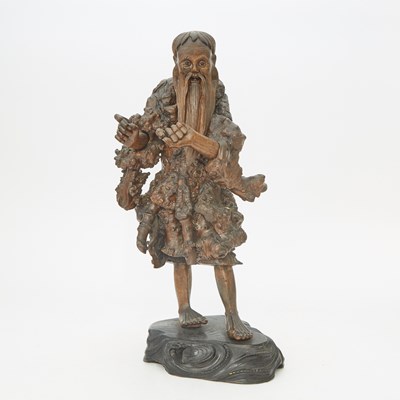 Lot 117 - Chinese Rootwood Carving of a Figure