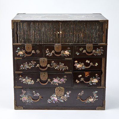 Lot 127 - Japanese Lacquered Storage Box