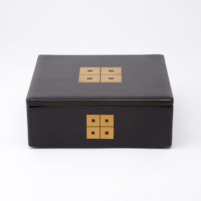 Lot 121 - Japanese Black and Gilt Lacquer Box