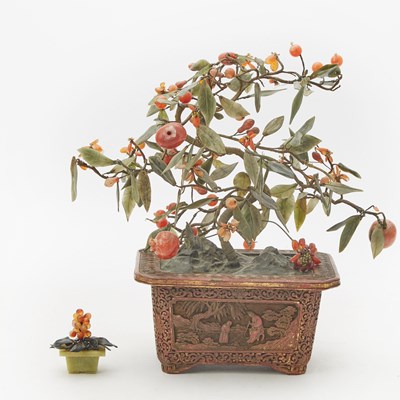 Lot 116 - Chinese Hardstone Model of a Tree