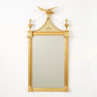 Lot 115 - Regency Giltwood and Églomisé Mirror