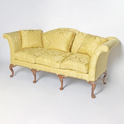 Lot 104 - George II Style Walnut Sofa