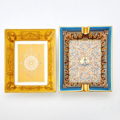 Lot 117 - Hermès Porcelain Ashtray Together With a Bernardaud Porcelain Tray