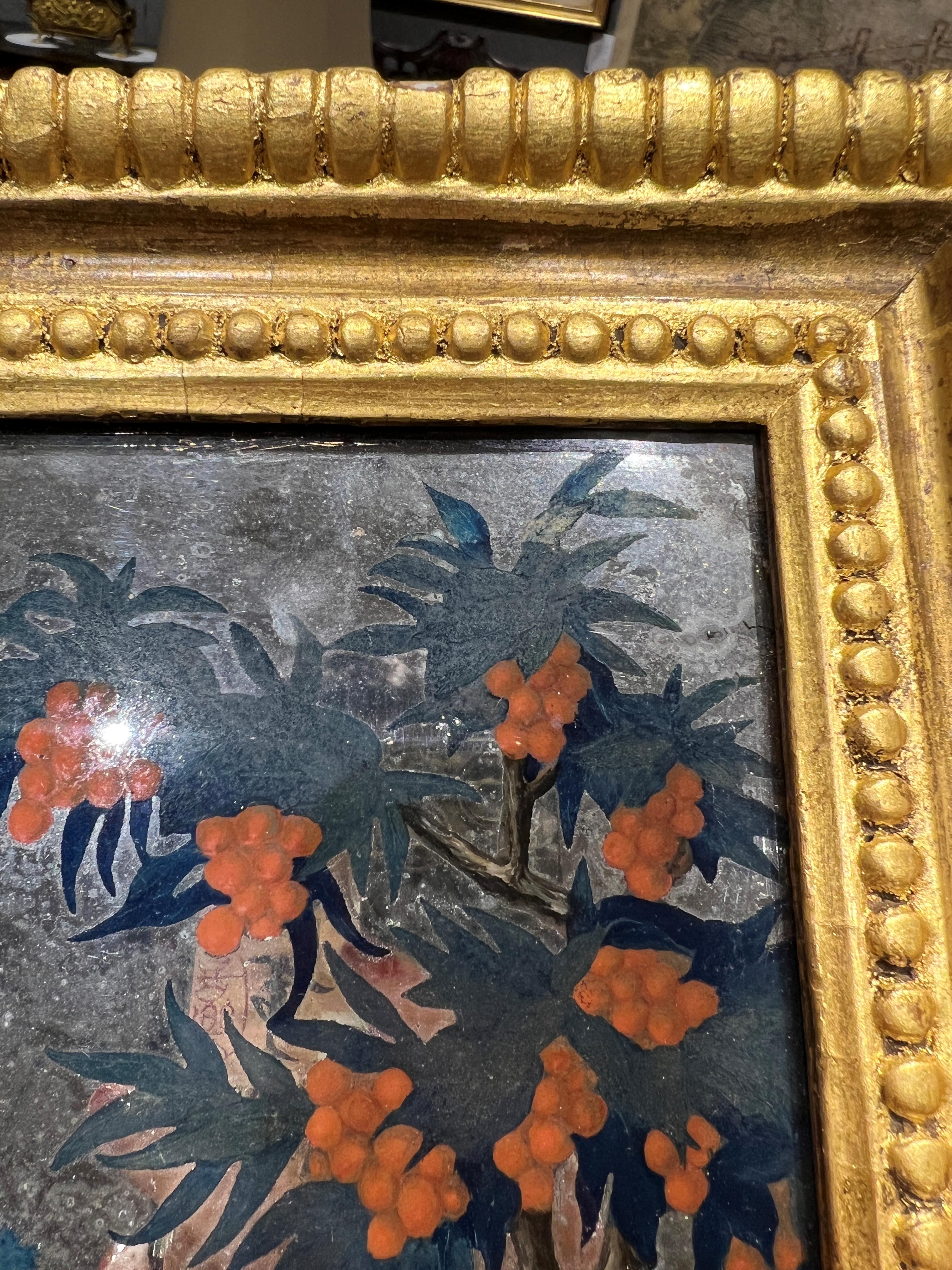 Lot 36 - Chinese Export Reverse Glass Painting