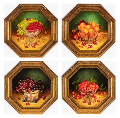 Lot 7 - Jaime Manrique-Palacin, Set of Four Still Lifes